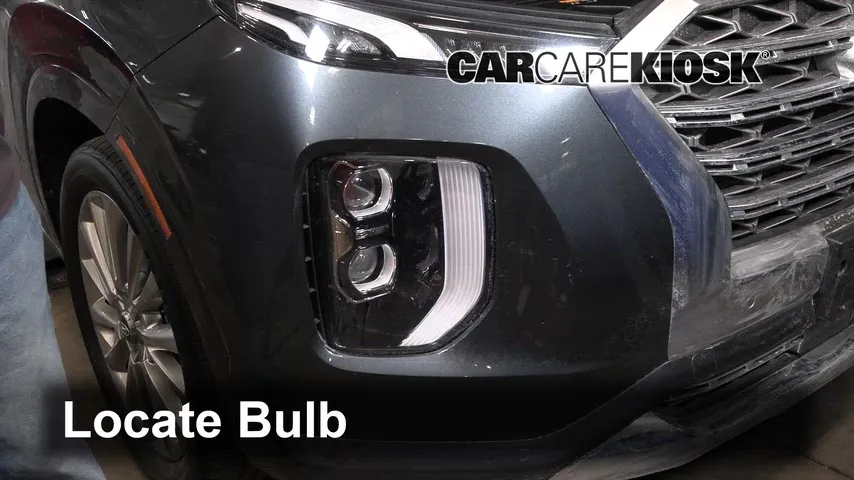 2020 Hyundai Palisade SEL 3.8L V6 Éclairage Feux de route (remplacer l'ampoule)